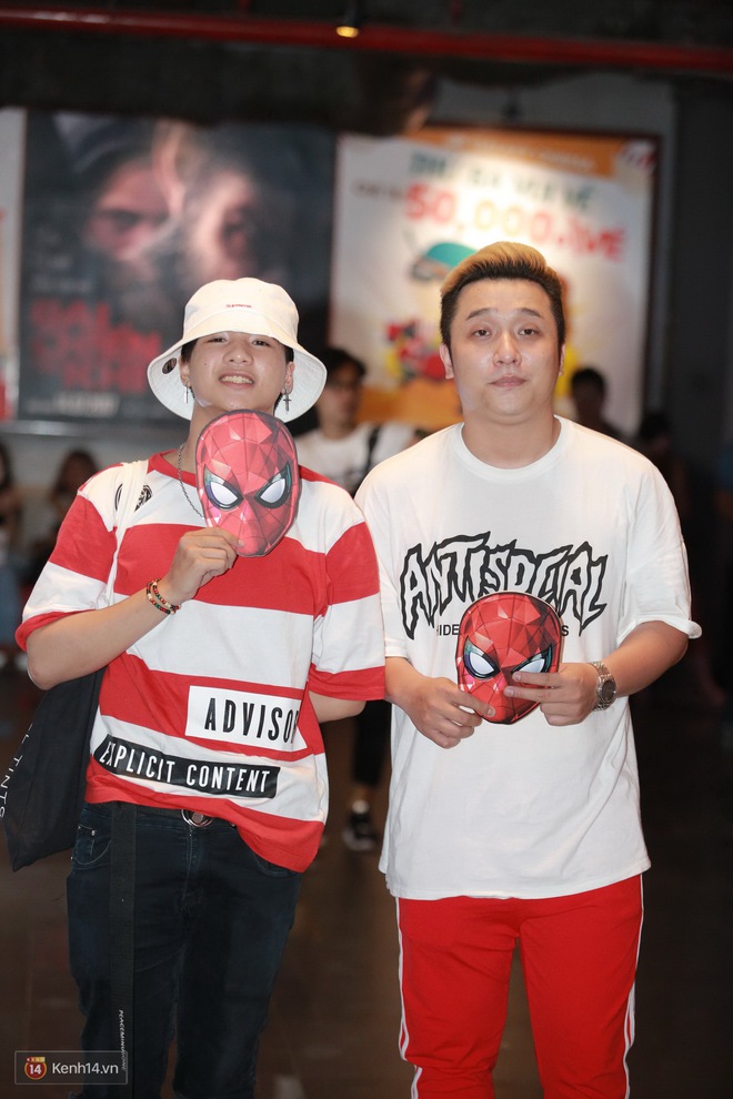 Nh&atilde; Phương - Trường Giang diện đồ đen si&ecirc;u dễ thương tại sự kiện ra mắt Spider-Man: Homecoming - Ảnh 13.