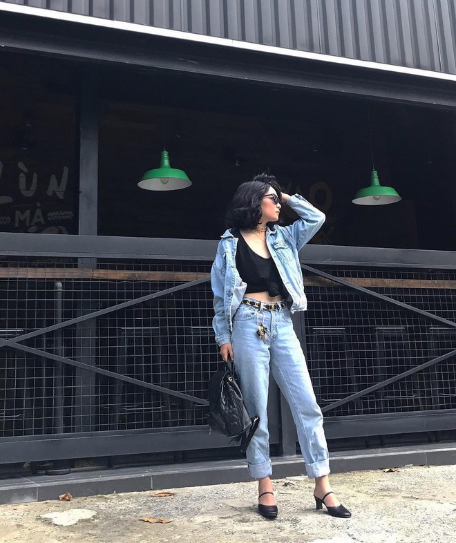 Hiếm ai được như Louis H&agrave;, hot girl mi nhon chỉ diện crop top v&agrave; quần cạp cao m&agrave; vẫn đẹp qu&ecirc;n sầu - Ảnh 10.