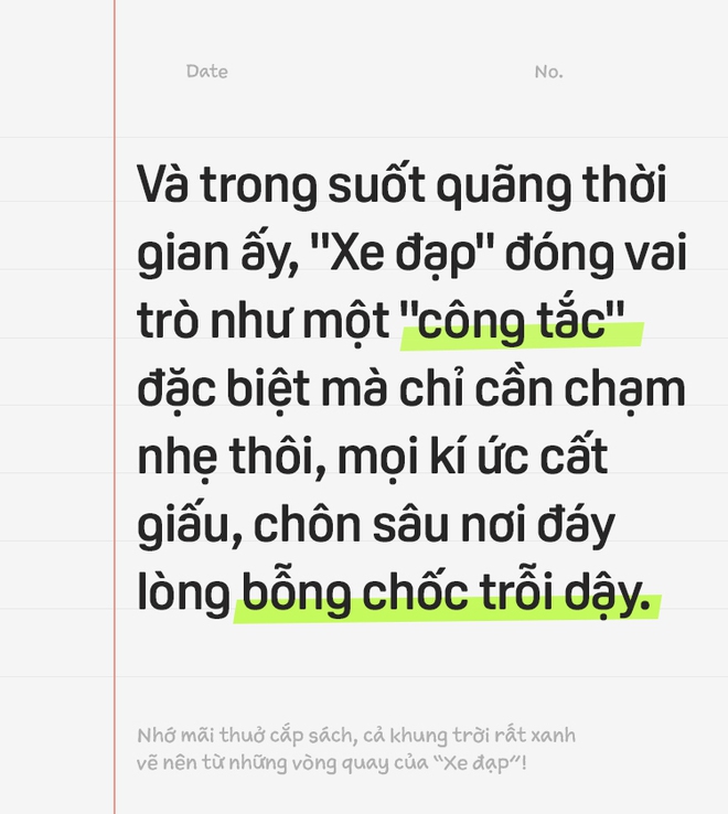 Nhớ mãi thuở cắp sách, cả khung trời rất xanh được vẽ nên từ những vòng quay của “Xe đạp” - Ảnh 3.