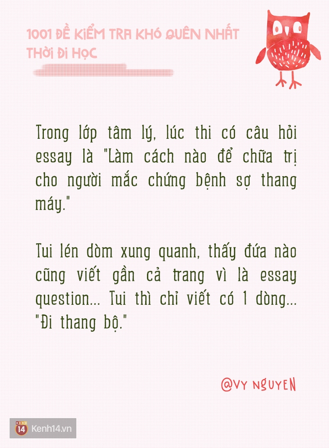 Hãy kể lại một bài làm kiểm tra khó quên nhất của bạn đi nào! - Ảnh 1.