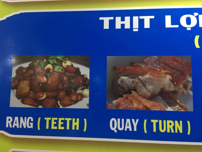 Thực đơn hot nhất Facebook hôm nay: Google dịch tên món ăn Việt - Anh sai be bét khiến người xem không nhịn được cười - Ảnh 2.