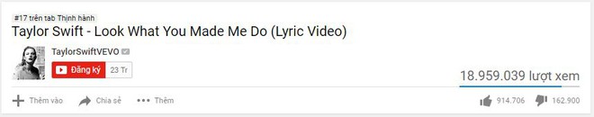 Chỉ tung Lyric Video, Taylor Swift đ&atilde; dập Katy Perry tơi tả tr&ecirc;n mọi mặt trận - Ảnh 2.