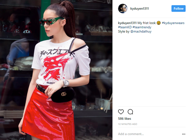 Kỳ Duy&ecirc;n mặc chất, tự khoe m&igrave;nh team trendy - Ảnh 1.