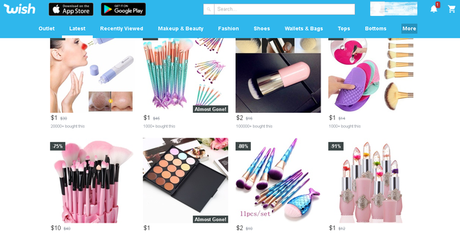 C&ocirc; n&agrave;ng n&agrave;y đ&atilde; mua thử mỹ phẩm 1 đ&ocirc; tr&ecirc;n trang web Wish đang g&acirc;y sốt v&agrave; r&uacute;t ra kết luận đau thương - Ảnh 1.