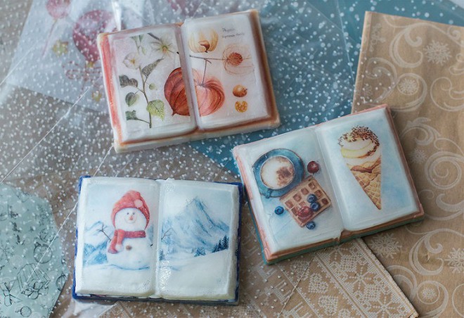 Bộ sưu tập b&aacute;nh x&agrave; ph&ograve;ng nhỏ x&iacute;u đẹp chẳng k&eacute;m g&igrave; tranh m&agrave;u nước thực thụ - Ảnh 1.