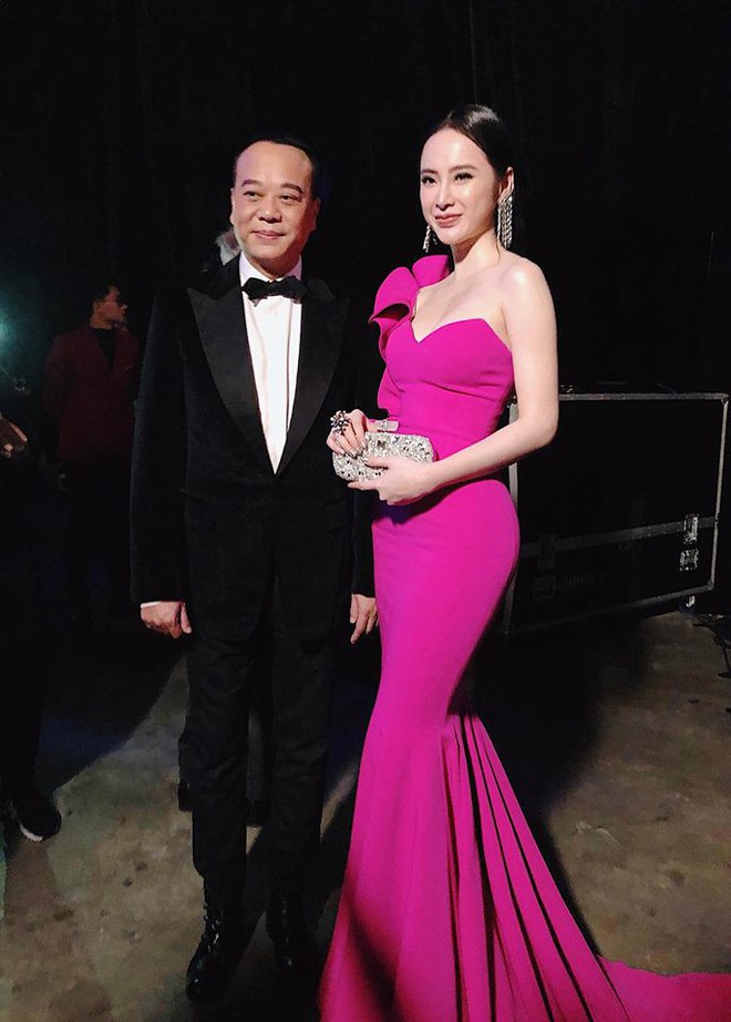 Angela Phương Trinh gợi cảm hội ngộ diễn viên TVB đình đám Âu Dương Chấn Hoa trên thảm đỏ tại Singapore - Ảnh 1.
