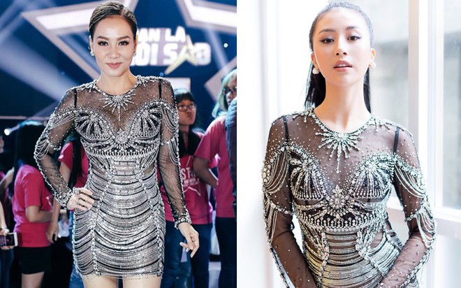 Váy sexy trưởng thành của Quỳnh Anh Shyn hóa ra được diva Thu Minh mặc từ 5 tháng trước  - Ảnh 1.
