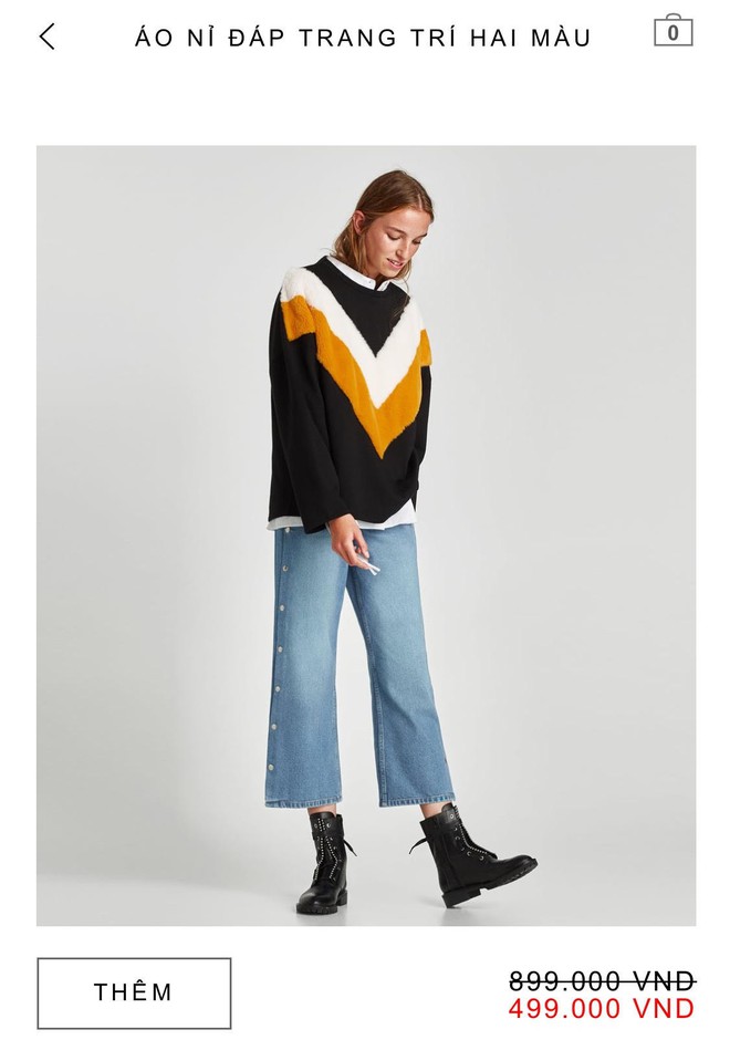 14 mẫu áo len, áo nỉ dưới 500.000 VNĐ trendy đáng sắm nhất đợt sale này của Zara - Ảnh 11.