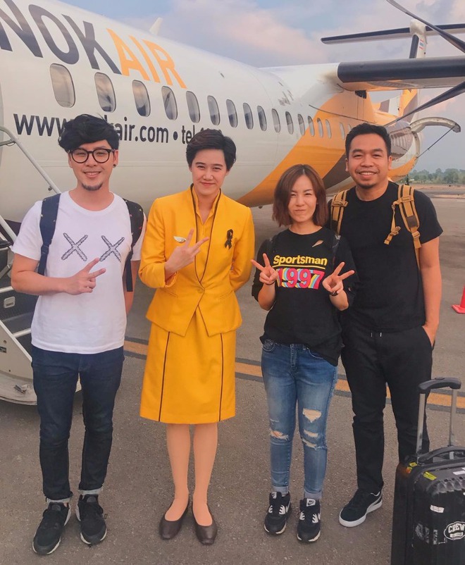 Cô nàng tiếp viên hàng không đẹp trai của Thái Lan khiến trái tim phái nữ cũng phải tan chảy - Ảnh 4.
