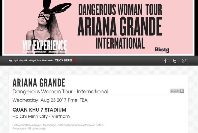Sốt xình xịch Ariana Grande đi tour sang Việt Nam vào tháng 8 - Ảnh 4.