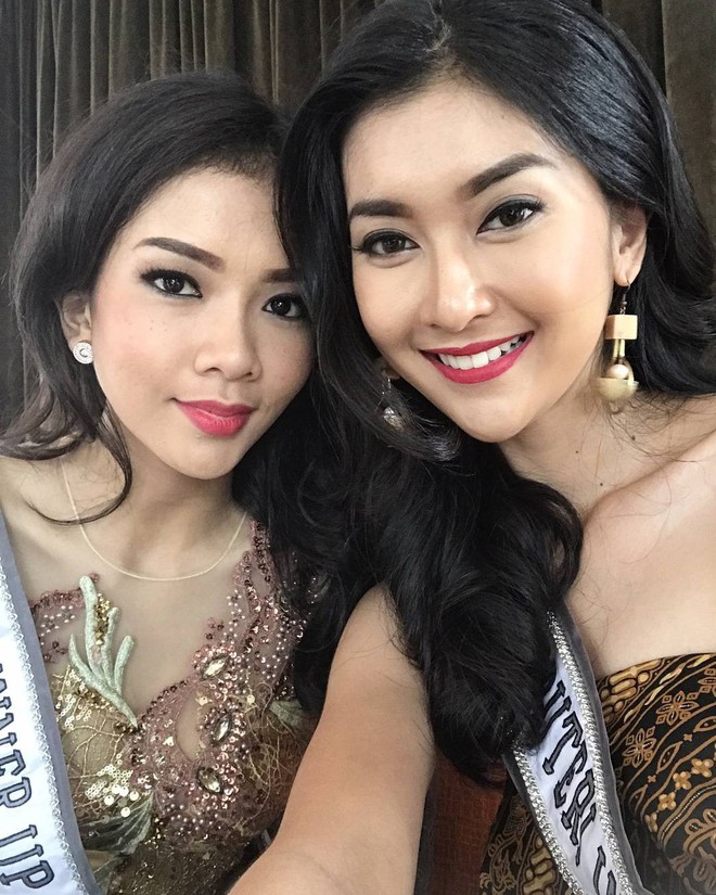 Nhan sắc xinh đẹp của đại diện Indonesia, cô gái đánh bại hơn 70 đối thủ vừa đăng quang Miss International 2017 - Ảnh 12.