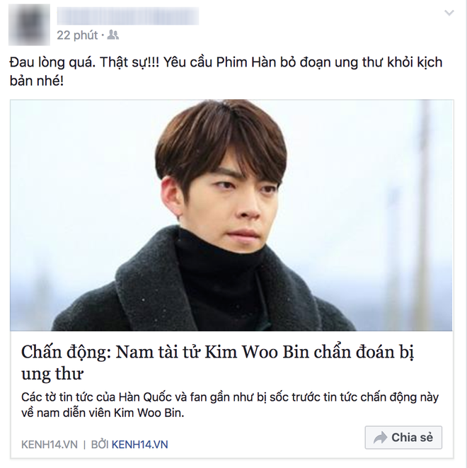 Dân mạng Việt và thế giới đồng loạt sững sờ trước tin Kim Woo Bin bị ung thư vòm họng - Ảnh 6.