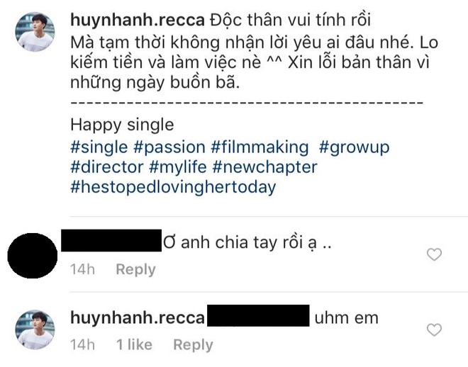 C&aacute;c fan tiếc nuối khi biết tin Ho&agrave;ng Oanh v&agrave; Huỳnh Anh đ&atilde; đường ai nấy đi sau 3 năm y&ecirc;u nhau - Ảnh 2.