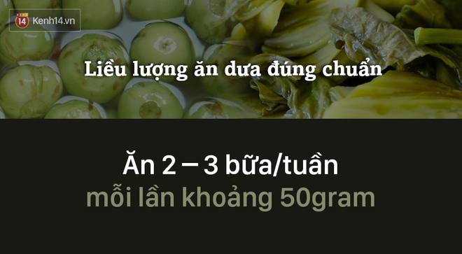 Ăn dưa muối gây ung thư: điều này chỉ xảy ra khi chúng ta không biết cách ăn - Ảnh 9.