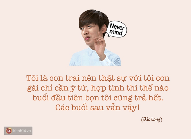 Khi hẹn h&ograve;, chuyện tiền nong con trai phải lo hết hay tiền ai người nấy trả?  - Ảnh 3.