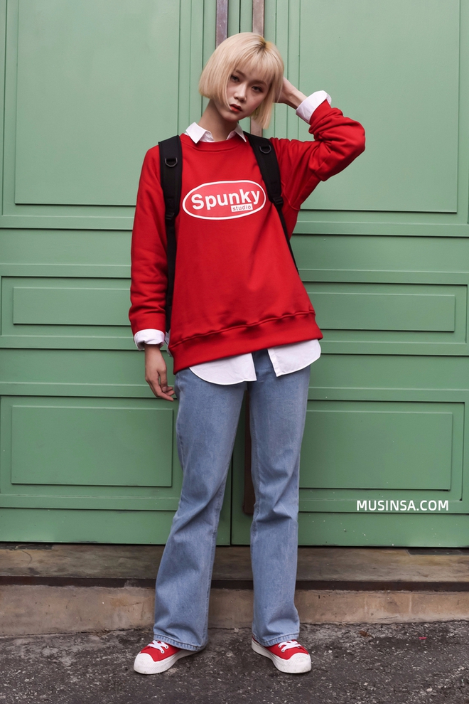 Ngắm street style giới trẻ H&agrave;n kh&ocirc;ng chỉ sướng mắt m&agrave; c&ograve;n gi&uacute;p bạn lượm lặt được h&agrave;ng loạt gợi &yacute; mix đồ dễ m&agrave; chất - Ảnh 2.