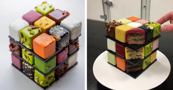 Thật sai lầm khi nghĩ khối rubik chỉ để xoay bởi ở Ph&aacute;p nhiều người đ&atilde; mua rubik... để ăn - Ảnh 3.