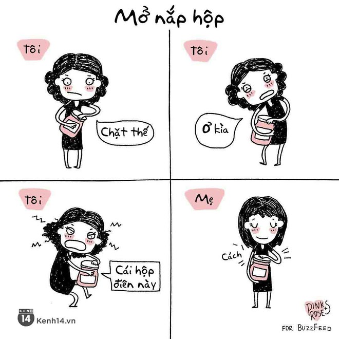 Bộ tranh: Mỗi ng&agrave;y của con g&aacute;i đều l&agrave; tập hợp của 1001 t&igrave;nh huống kh&oacute; đỡ - Ảnh 5.