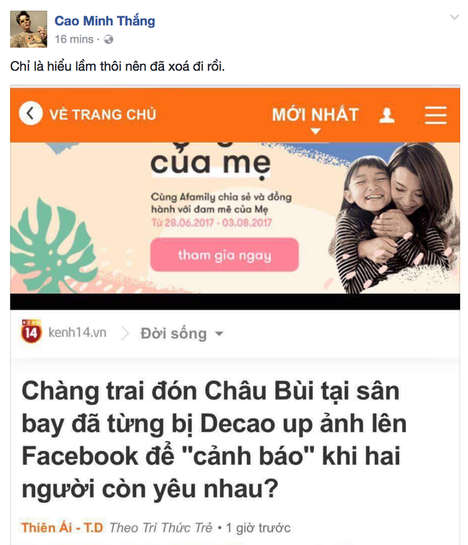 Decao lên tiếng về việc từng cảnh báo chàng trai đón Châu Bùi: Chỉ là hiểu nhầm thôi! - Ảnh 3.