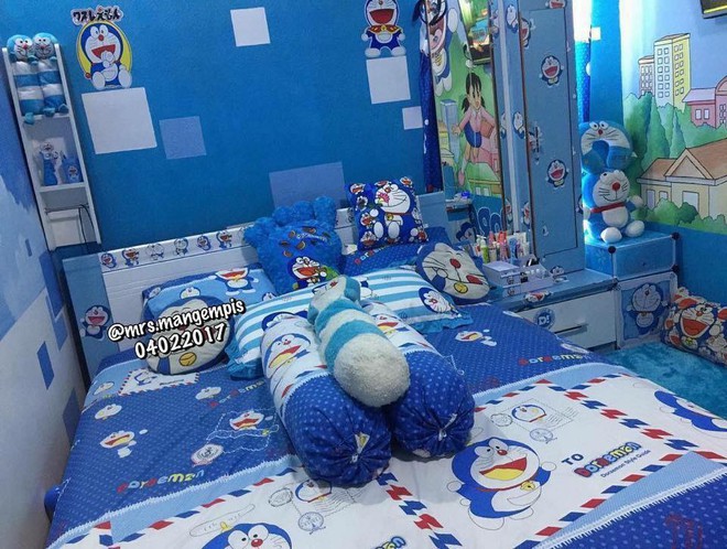 Đ&acirc;y l&agrave; căn nh&agrave; khi hai vợ chồng đều l&agrave; fan cuồng của m&egrave;o &uacute; Doraemon c&ugrave;ng về sống chung! - Ảnh 8.