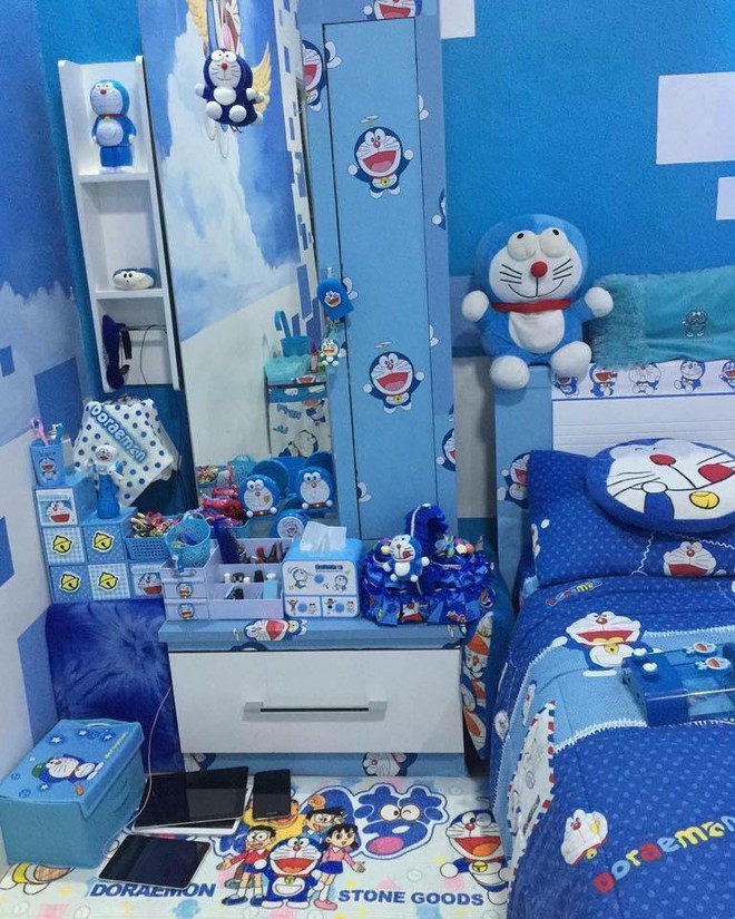 Đ&acirc;y l&agrave; căn nh&agrave; khi hai vợ chồng đều l&agrave; fan cuồng của m&egrave;o &uacute; Doraemon c&ugrave;ng về sống chung! - Ảnh 9.