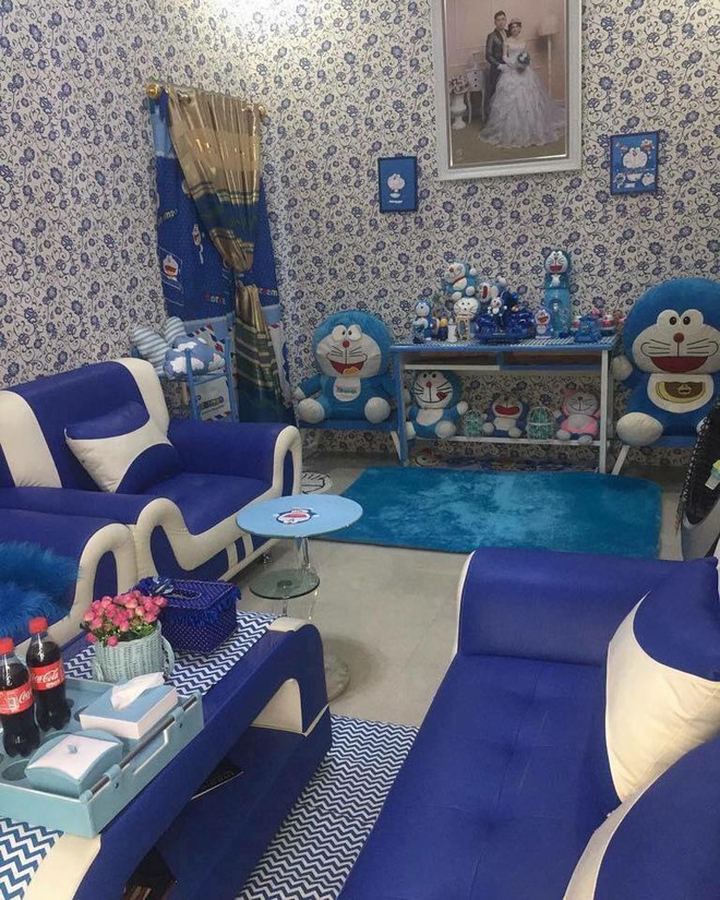 Đ&acirc;y l&agrave; căn nh&agrave; khi hai vợ chồng đều l&agrave; fan cuồng của m&egrave;o &uacute; Doraemon c&ugrave;ng về sống chung! - Ảnh 10.