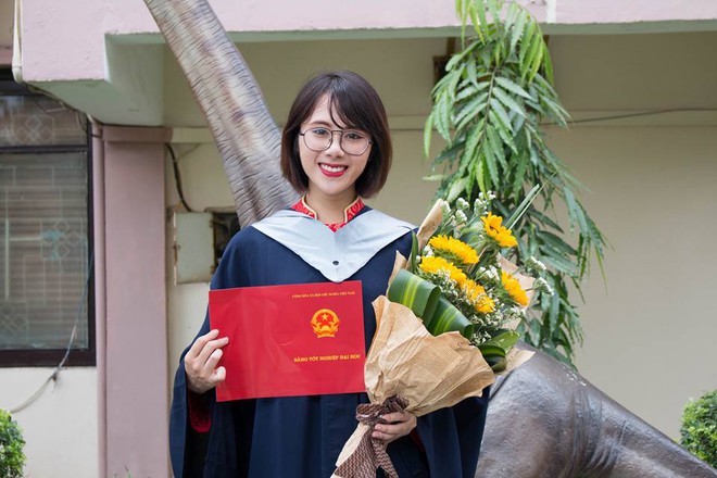 9X xinh đẹp học vượt một năm vẫn xuất sắc trở th&agrave;nh thủ khoa của ĐH Mỏ - Địa chất - Ảnh 3.