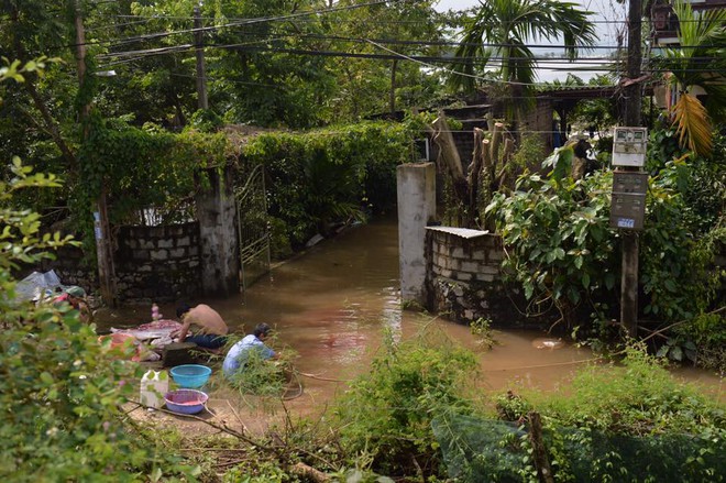 Chùm ảnh: Ninh Bình nhiều nơi nước ngập quá 2m, đường vào khu du lịch Bái Đính bị cô lập - Ảnh 12.