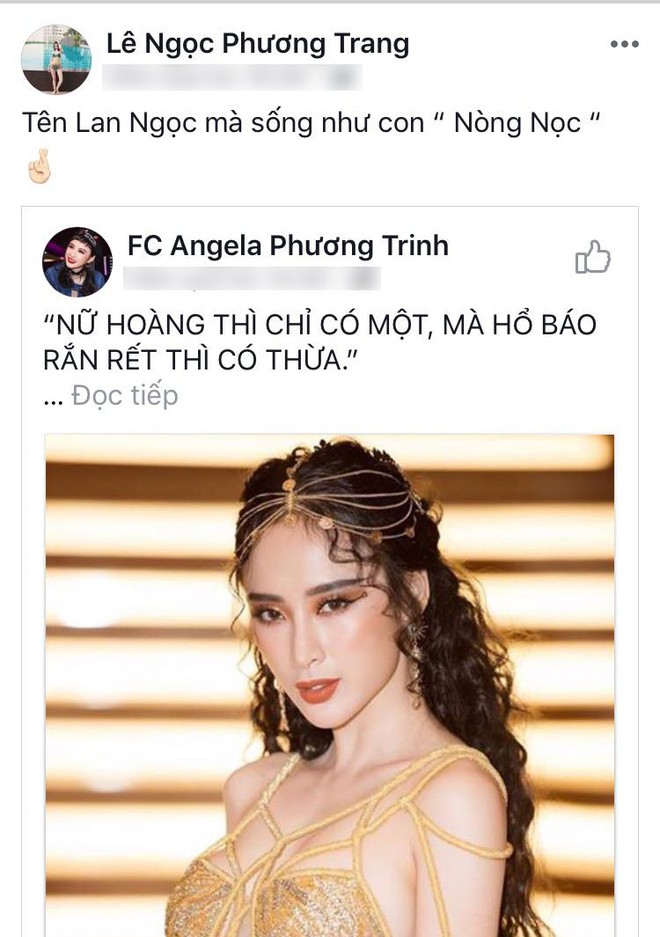 Giữa lùm xùm, em gái Angela Phương Trinh thẳng thừng mỉa mai Ninh Dương Lan Ngọc - Ảnh 2.