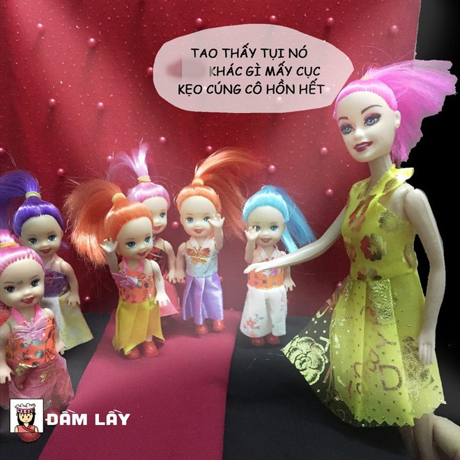 Cười đau bụng với C&ocirc; Ba S&agrave;i G&ograve;n phi&ecirc;n bản b&uacute;p b&ecirc;, gấu b&ocirc;ng, b&agrave;n chải... si&ecirc;u lầy lội! - Ảnh 23.