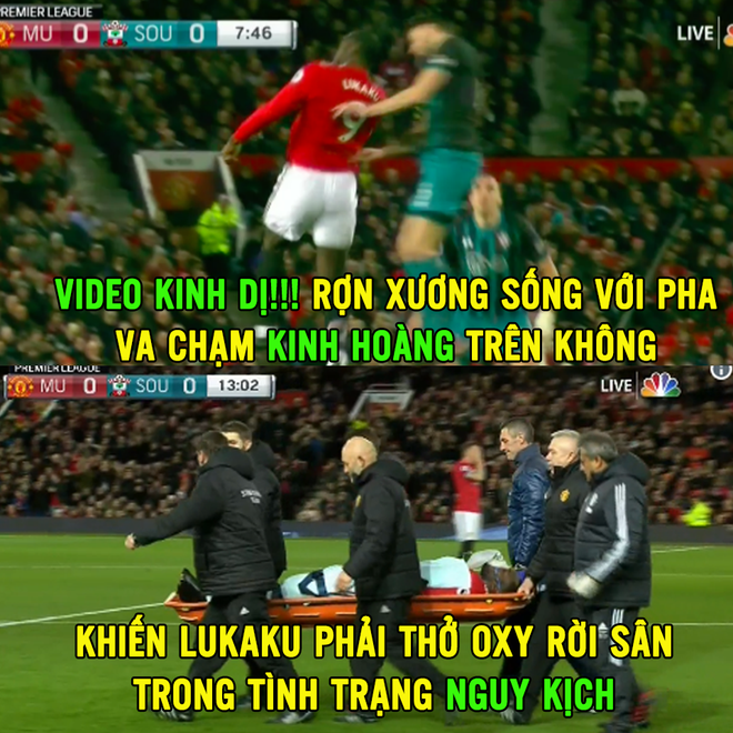 Fan Việt Nam nổi da gà với pha chấn thương của Lukaku - Ảnh 3.