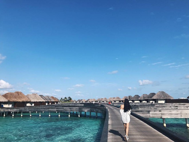 Tưởng đến Maldives nghỉ dưỡng, nào ngờ Châu Bùi được làm gương mặt thương hiệu cho Reebok - Ảnh 7.