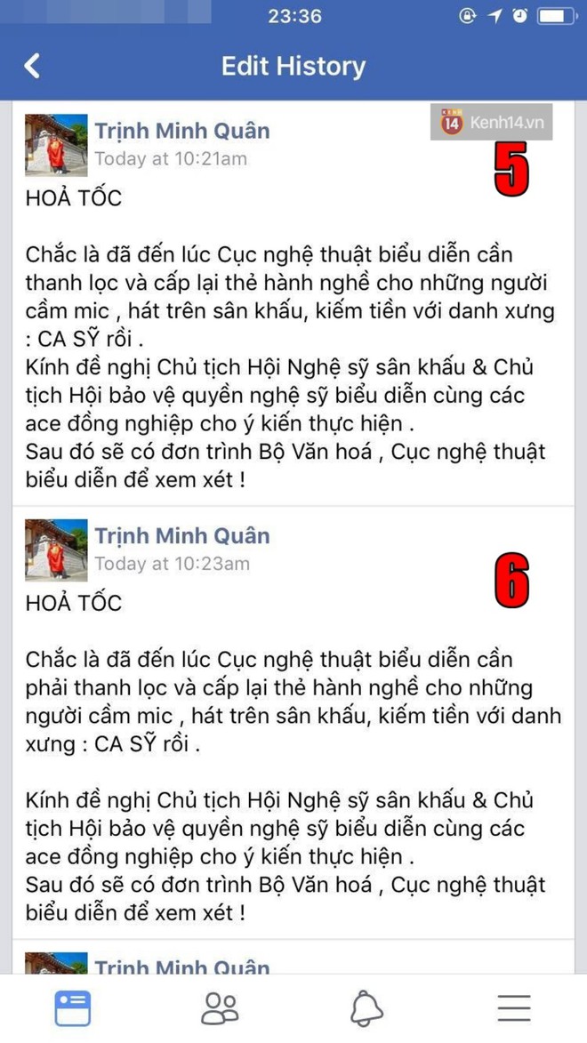 Người ta uốn lưỡi 7 lần trước khi nói, còn Minh Quân sửa hẳn MƯỜI TÁM lần khi đăng status dài 3 dòng đá xéo Chi Pu - Ảnh 4.