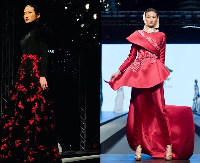 Tưởng theo chồng bỏ cuộc chơi, Kha Mỹ Vân vẫn âm thầm công phá Dubai Modest Fashion Week, nhận cát xê khủng - Ảnh 3.