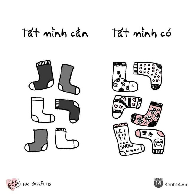 Bộ tranh: Mỗi ng&agrave;y của con g&aacute;i đều l&agrave; tập hợp của 1001 t&igrave;nh huống kh&oacute; đỡ - Ảnh 9.