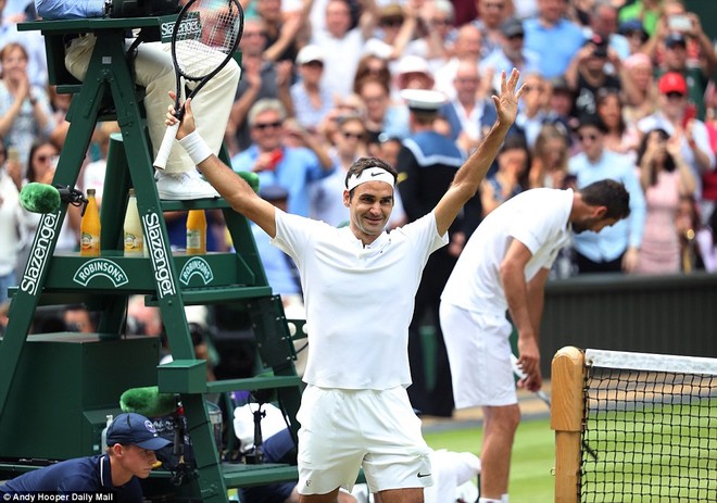 Roger Federer lập kỷ lục 8 lần vô địch Wimbledon - Ảnh 2.