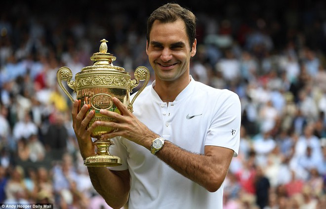 Roger Federer lập kỷ lục 8 lần vô địch Wimbledon - Ảnh 3.