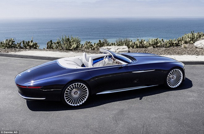 Ngắm xem siêu xe mui trần chạy điện Mercedes Maybach 6 Cabriolet có gì đẹp - Ảnh 5.