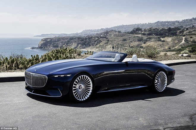 Ngắm xem siêu xe mui trần chạy điện Mercedes Maybach 6 Cabriolet có gì đẹp - Ảnh 9.