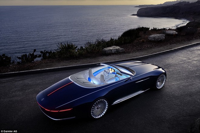 Ngắm xem siêu xe mui trần chạy điện Mercedes Maybach 6 Cabriolet có gì đẹp - Ảnh 7.