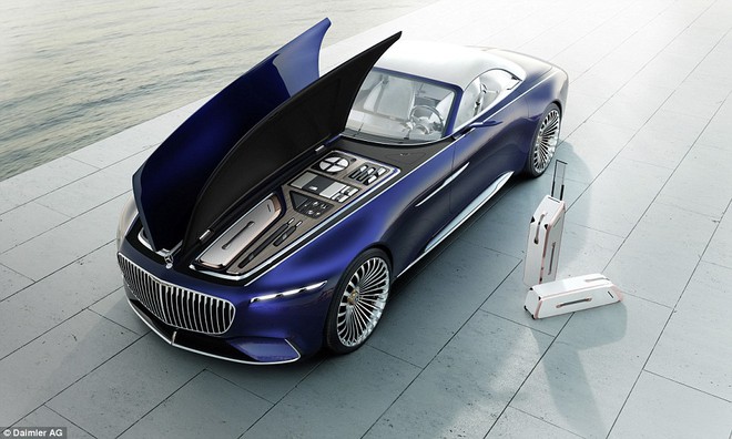 Ngắm xem siêu xe mui trần chạy điện Mercedes Maybach 6 Cabriolet có gì đẹp - Ảnh 13.