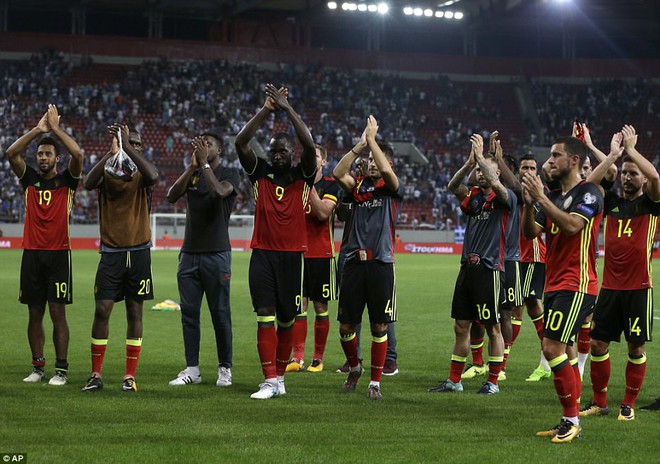 Bom tấn của Man Utd ghi b&agrave;n, Bỉ l&agrave; đội b&oacute;ng ch&acirc;u &Acirc;u đầu ti&ecirc;n dự World Cup 2018 - Ảnh 12.