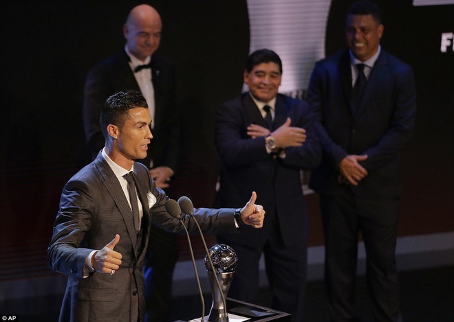 Ronaldo vượt Messi và Neymar lần thứ hai liên tiếp giành giải The Best - Ảnh 2.