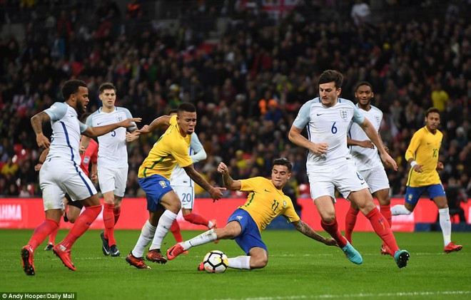 Neymar bất lực, Brazil hòa không bàn thắng với Anh trên sân Wembley - Ảnh 8.