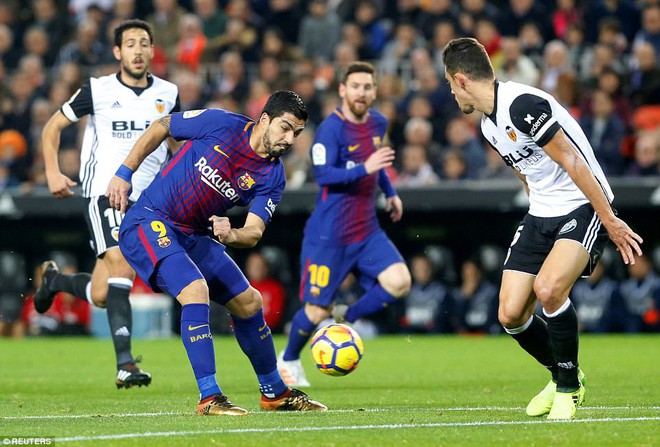 Messi bị tước bàn thắng hợp lệ, Barca chia điểm trên sân của Valencia - Ảnh 7.