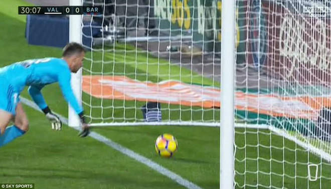 Messi bị tước b&agrave;n thắng hợp lệ, Barca chia điểm tr&ecirc;n s&acirc;n của Valencia - Ảnh 5.