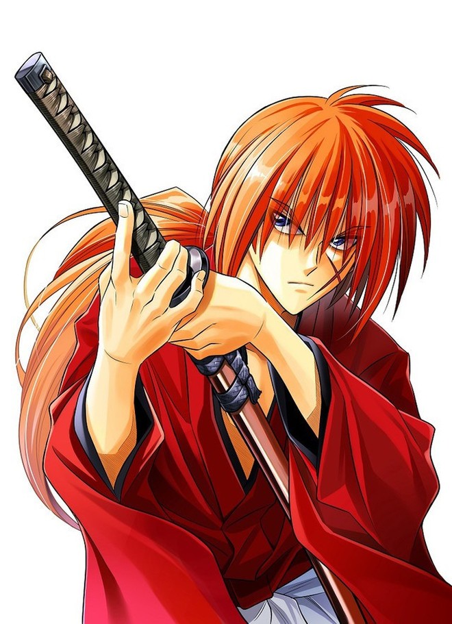 himura kenshin (rurouni kenshin) drawn by bikkusama