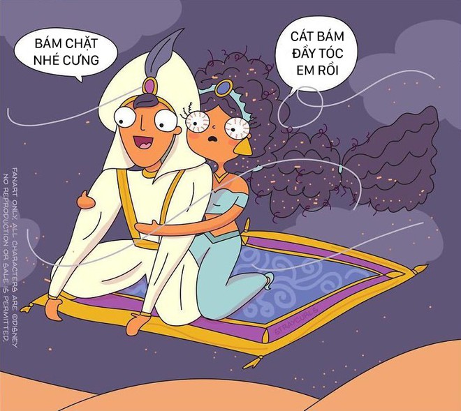 Nỗi khổ của những n&agrave;ng c&ocirc;ng ch&uacute;a Disney khi bị t&oacute;c xoăn tự nhi&ecirc;n - Ảnh 9.