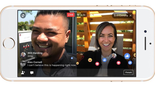 Dù cách nhau nửa vòng trái đất, bạn vẫn có thể Live chung với bạn bè nhờ tính năng mới của Facebook - Ảnh 3.