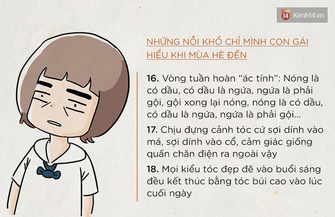 Những nỗi khổ chỉ mình con gái hiểu mỗi khi mùa hè đến - Ảnh 11.